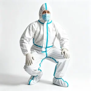 Factory Disposable Type 5 6 Hazmat Overall Custom Printed Logo & Packaging Customization for Bulk Buyers