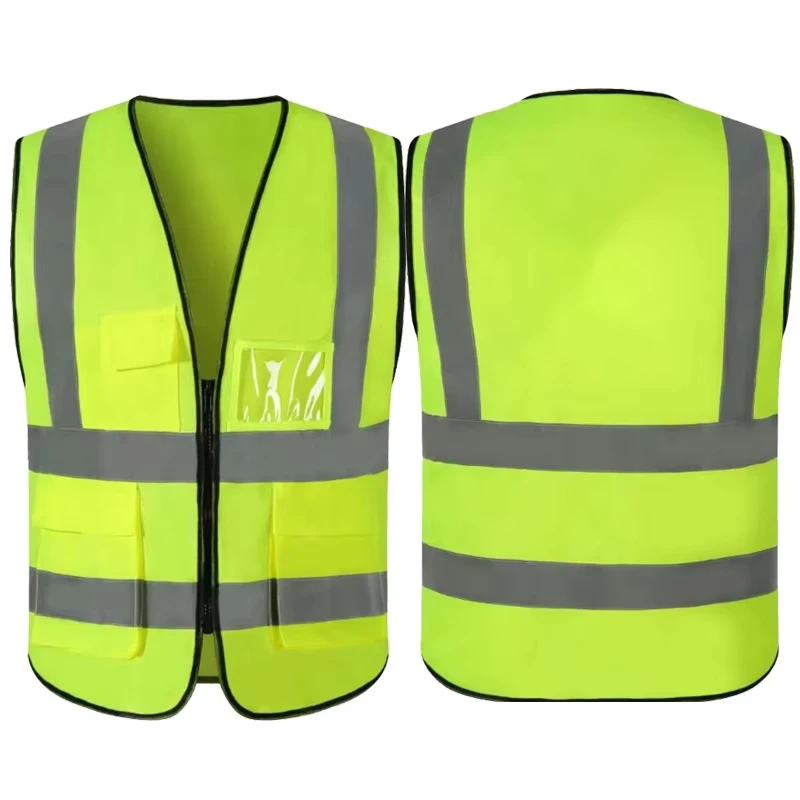 Factory Hi Vis Polyester Outdoor Reflective Safety Vest