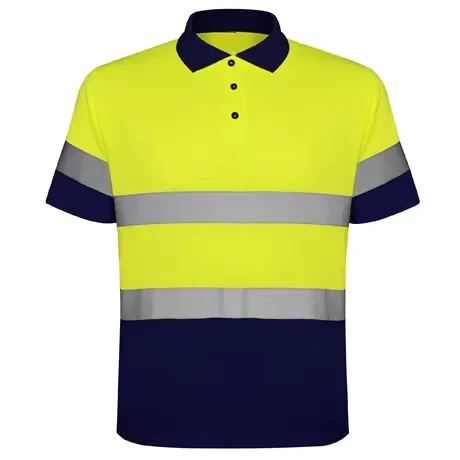 Factory High Reflective Tape Construction Hi Vis Polo Shirt Hi Vis Workwear