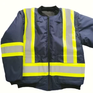 Factory High Visibility Reflective Safety Jacket With Detachable Sleeves