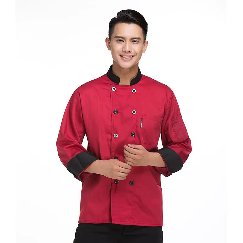 Factory Kitchen Clothing Hospitality Customized Chef Jacket Uniform for Restaurant Kitchen