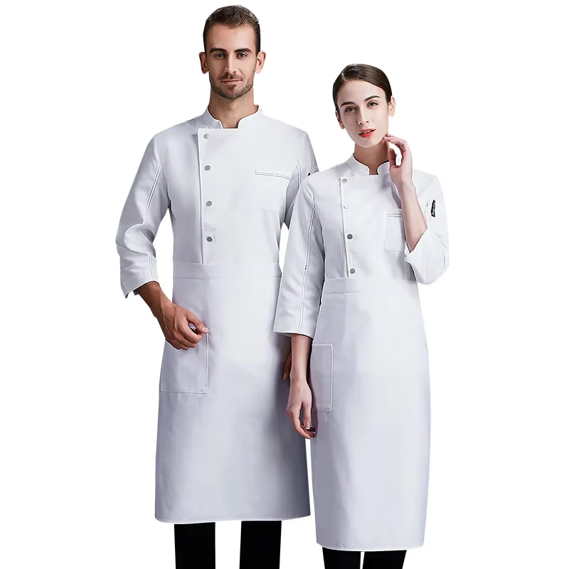 Factory Long Sleeve Restaurant & bar Uniforms Cooking Suit Chef Jacket for Hotel and Restaurants Chef Uniform Jacket