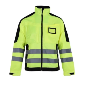 Factory Men’s Hi Vis Work Wear with Reflective High Visibility Jacket
