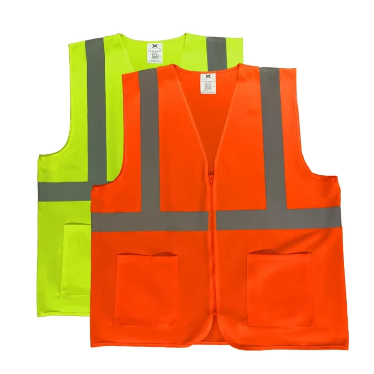 Factory-Oem-High-Viz-Reflective-Vest-Yellow-Reflector-Safety-Wear-Multi-Pockets-Industrial-Safety-Vests
