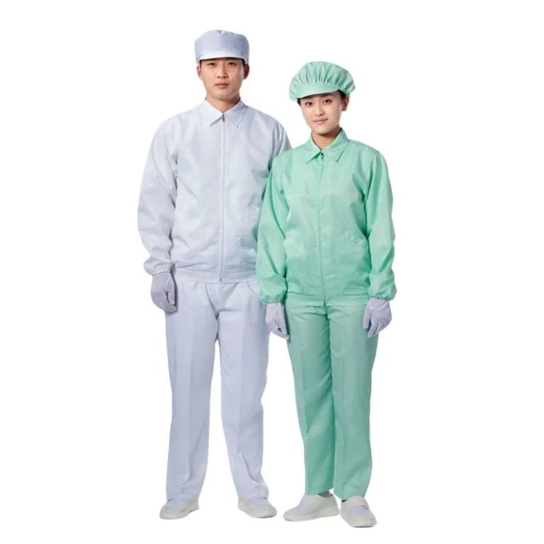 Factory-Pharmaceutical-Industry-Electronic-Industry-Anti-Static-Cleanroom-Clothes-Garments-Working-ESD-Lab-Coat-Jacket