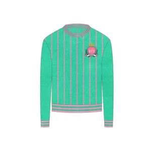 Factory Plus Size Thin Wool Men’s Stripe Sweaters Winter Crew Neck Long Sleeves Sweater for Men