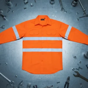 Factory Price ARC2 Rated FR Coverall HI-VIS Workwear for Welded Seams Oil Field Gas Station Use Long Safety Clothing