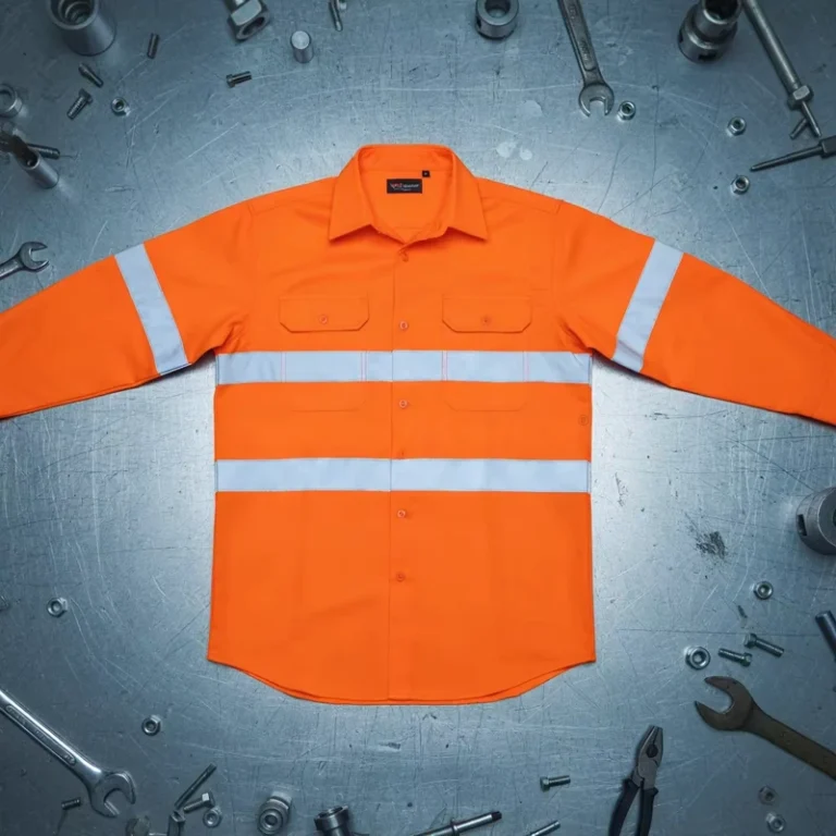 Factory-Price-ARC2-Rated-FR-Coverall-HI-VIS-Workwear-for-Welded-Seams-Oil-Field-Gas-Station-Use-Long-Safety-Clothing