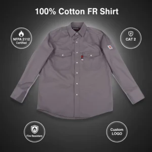 Factory Price Bulk Supply RC Mens Fire-proof Protection FR Shirt Custom Workwear Uniform