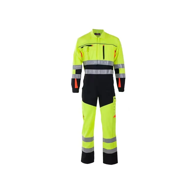 Factory Price Hi VIS Reflective Workwear Suits Working Uniform Coverall Oil Gas Safety Clothing Work Clothes