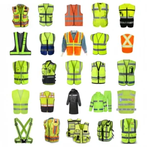Factory Price OEM ODM Custom Style Fabric Logo Outdoor Security Workwear Hi Vis Reflective Safety Clothing Vest Multi Colored