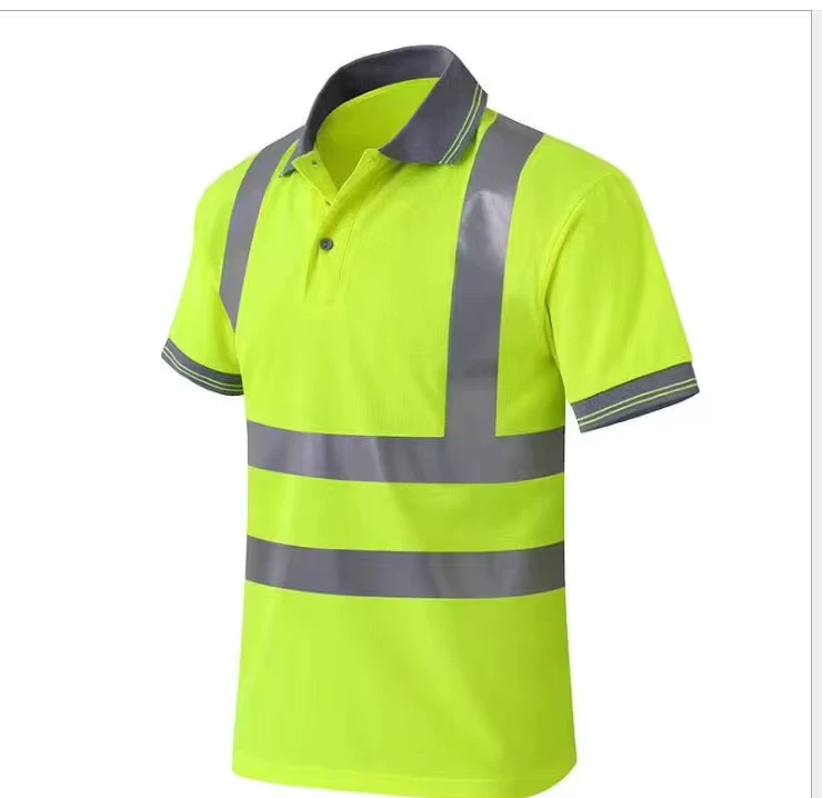 Factory Reflective Vest Custom Print logo Hi Vis Safety t Shirt