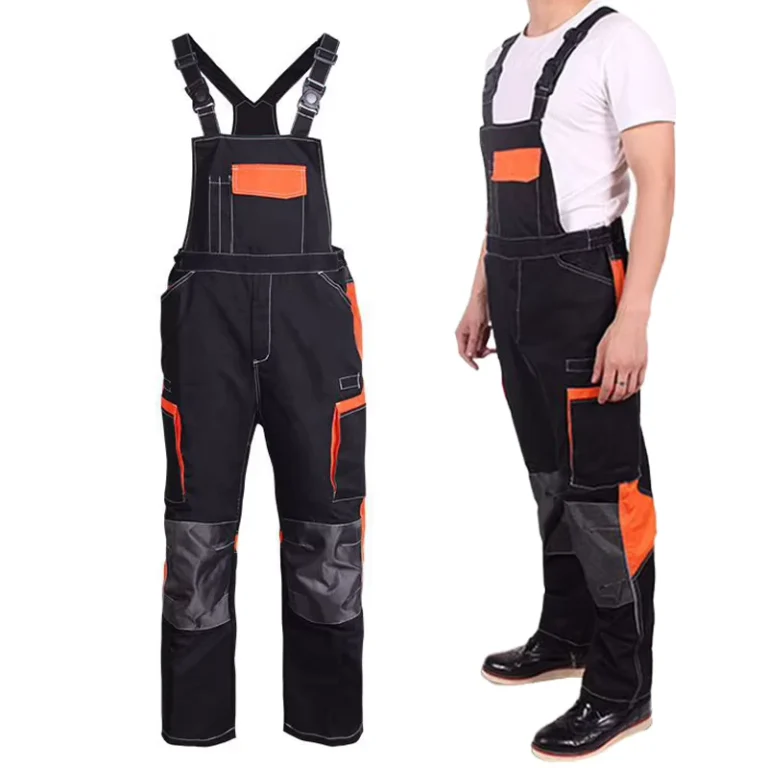 Factory-Repairman-Industrial-Boiler-Work-Clothes-Bib-Pants-Suit-Uniform-Workwear-Jumpsuit-Coveralls-Custom-Worker-Bib-Overalls