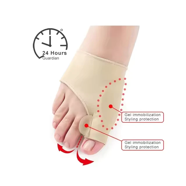 Factory-Silicone-Comfortable-Orthotic-Foot-Toe-Bunion-Pads-Hallux-Valgus-Bandage-Plantar-Fasciitis-Correction-Unisex
