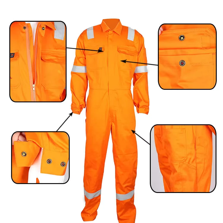 Factory-Supply-100-Cotton-Outdoor-Safety-Work-Rescue-Firefighter-Welding-Uniforms-Fabric-with-Flame-Retardant