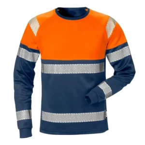 Factory Supply 100% Polyester Hi Vis Construction Shirts Short Sleeve High Visibility Construction Working Safety T Shirt