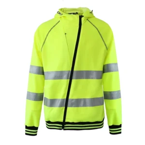 Factory Supply ANSI Class 3 High Visibility Construction Reflective Safety Hi Vis Hoodie