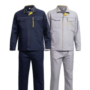 Factory Supply Double Layer Durable Worker Overalls for Repair Custom Logo Size Industry Work Clothes for Men (CVC)