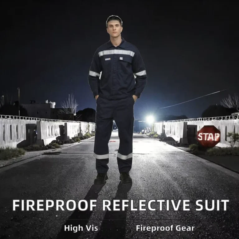 Factory-Supply-Fire-Safety-Anti-Static-Workwear-Electrician-Construction-Uniform-Reflective