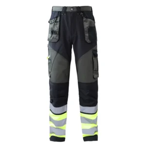 Factory Supply Hi Vis Construction Cargo Men’s Safety Work Trousers