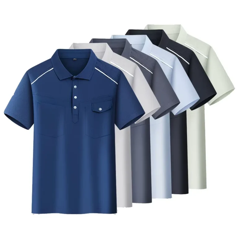 Factory-Supply-High-Quality-Quick-Dry-Workwear-Shirts-with-Pocket-OEM-Service-Durable-Polo-T-Shirt