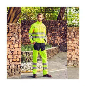 Factory Supply High Visibility Industrial Electrical Safety Work Suit for Welder & Construction