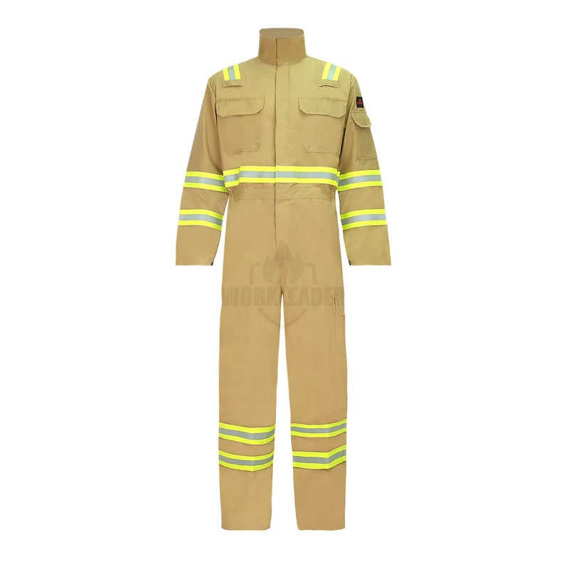 Factory Supply Inherent Flame Resistant Coveralls Safety Clothing WorkWear FR Work Coverall