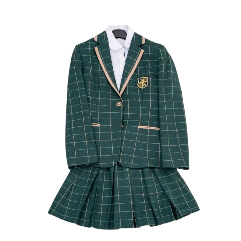 Factory-Supply-OEM-Custom-Unisex-High-School-Children-Cotton-Polyester-School-Uniforms