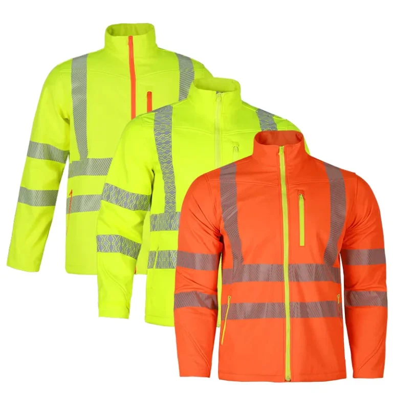 Factory-Supply-OEM-EN-20471-Certified-Hi-Vis-Breathable-Wind-and-Waterproof-Stretch-Softshell-Jacket