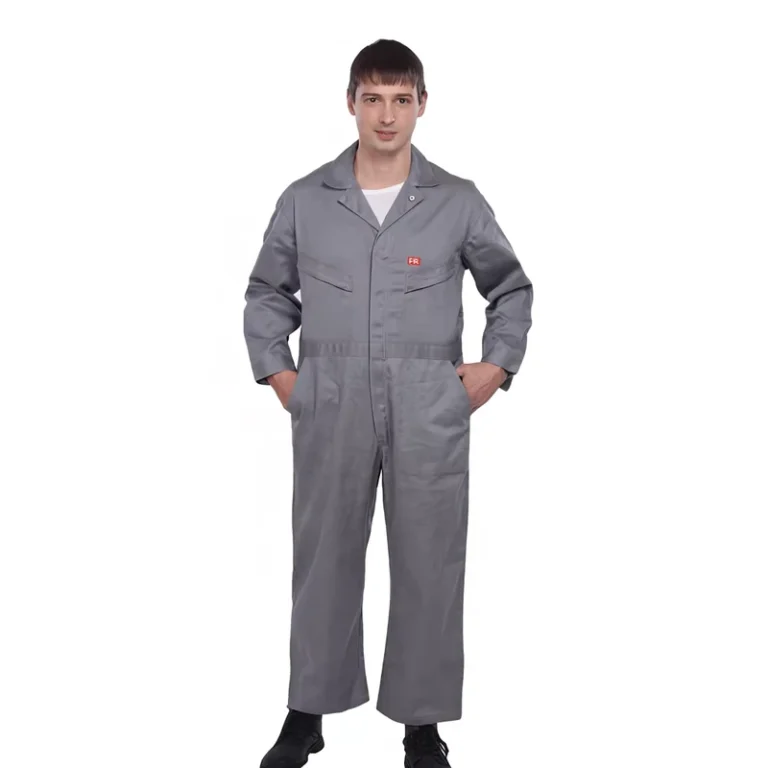 Factory-Supply-Safety-Protection-Flame-Resistant-Level-B-Splash-Protective-Coverall-Serged-Seams-for-Oil-Gas-Industry