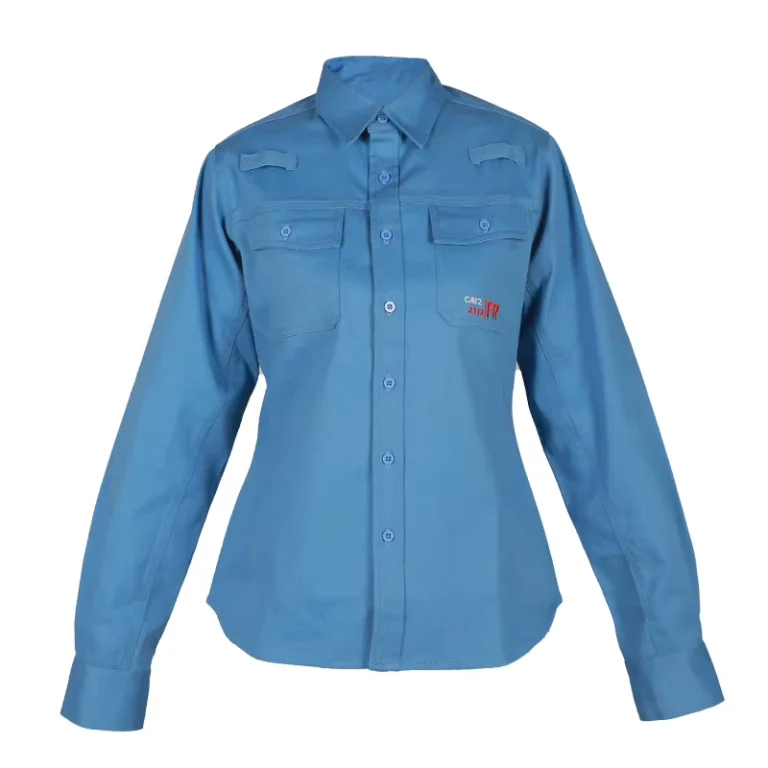 Factory-Supply-UL-NFPA-2112-FRC-Welding-Long-Sleeve-Fire-Resistant-Work-FR-Shirt-For-Women