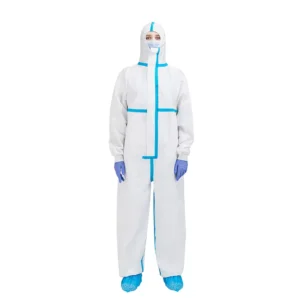 Factory TYPE 5 6 PPE Disposable pp Coveralls Nonwoven Orange Disposable Painters Protective Coverall