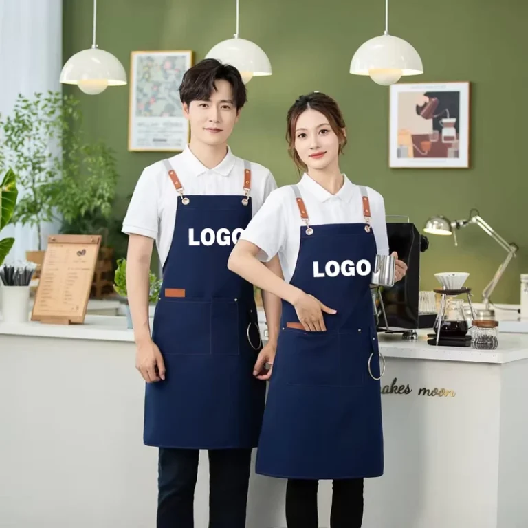 Factory-Waterproof-Canvas-Restaurant-Bar-Apron-Coffee-Kitchen-Chef-Apron