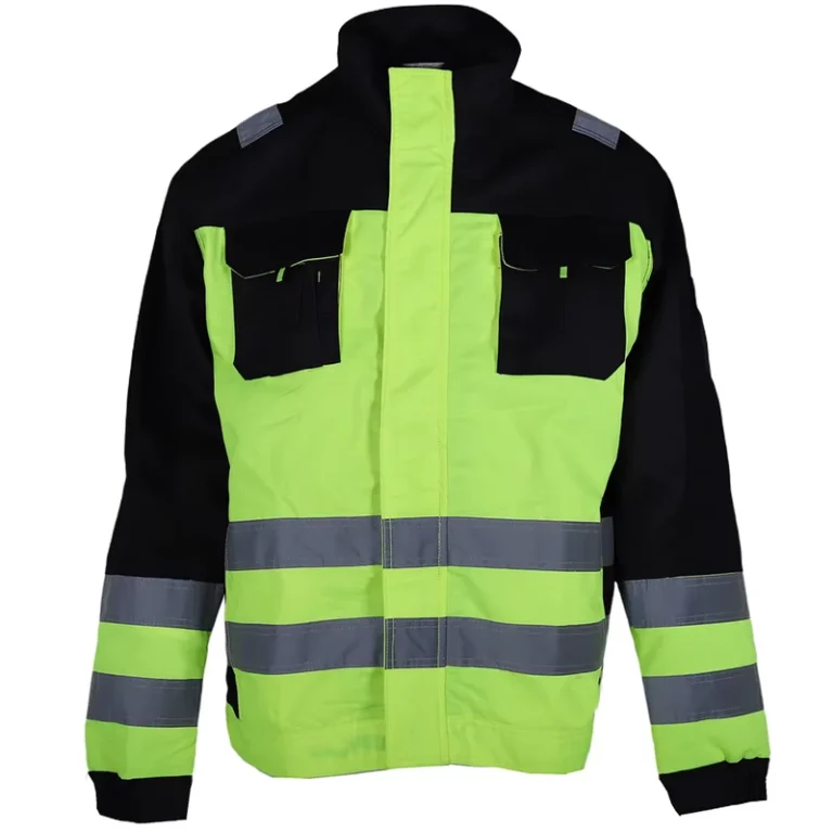 Factory-Work-Wear-Hi-Vis-Color-Matching-Mens-Ristop-Twill-High-Reflective-Multi-functional-Jacket-CE