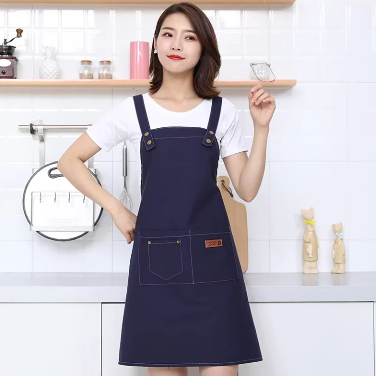 Farm-Carpenter-Gardener-Barista-Work-Uniform-Canvas-Apron-with-Custom-Logo-Wear-resistant-Waterproof-Oil-resistant-Canvas