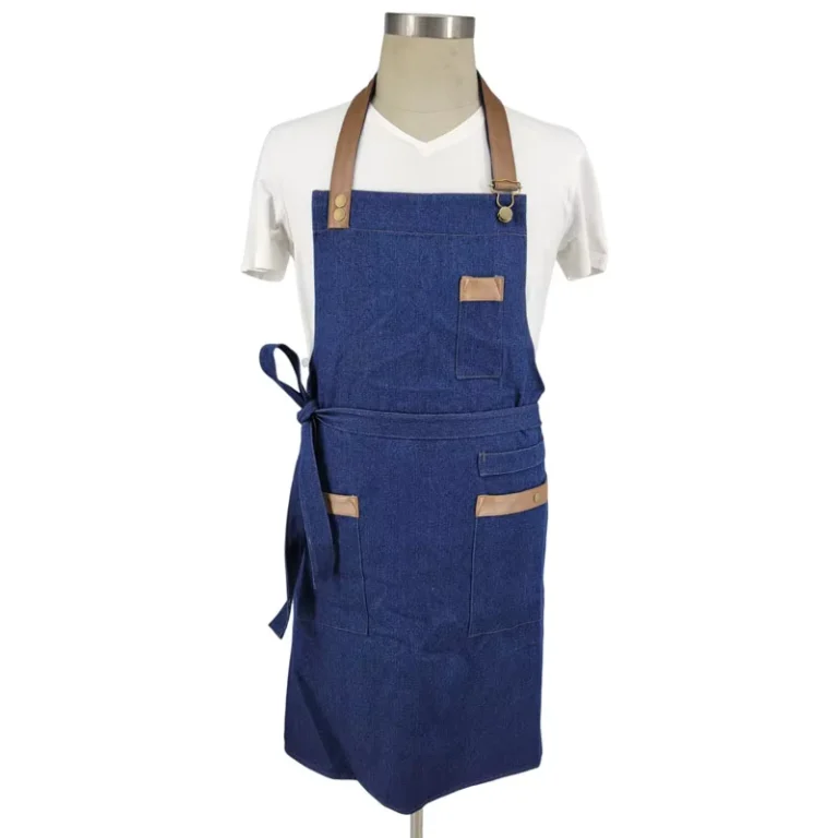 Fashion-Cafe-Aprons-Customization-Slim-Fit-Embroidered-Logo-Available-Staff-Uniform-Brand-Promotion-Restaurant-Bar-Use-LongWay
