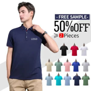 Fashion Golf Clothing Design Your Own Brand High quality Solid Color Polo Shirt Ordinary Golf Polo Shirt