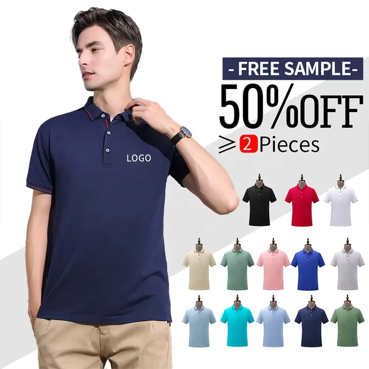 Fashion Golf Clothing Design Your Own Brand High quality Solid Color Polo Shirt Ordinary Golf Polo Shirt