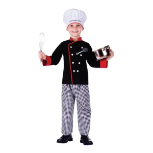 Fashion Kids Chef Costume Cosplay Uniform Hat Suit for Stage Performance and Role Play