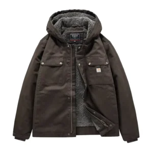 Fashion Man’s Winter Jacket Cotton Hooded Thicken Parka Windproof Man’s Puffer Jacket