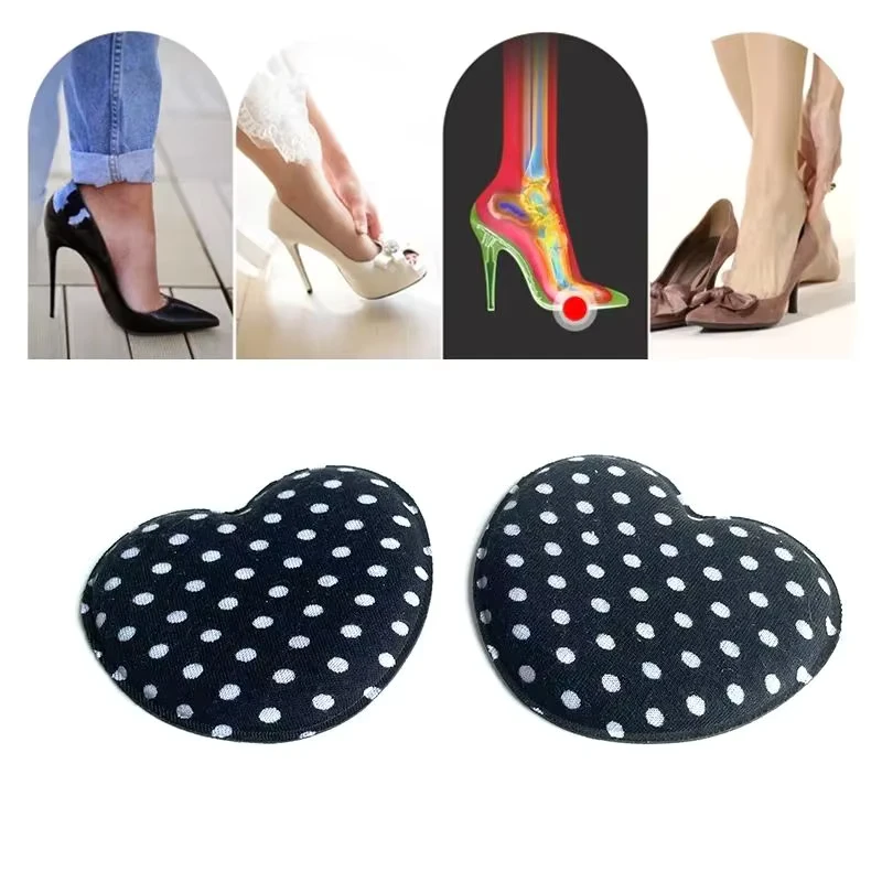 Fashion Sports & Comfort Foam Insoles Women's Heel Protector Stickers Anti Slip Anti Wear Foot Care Cushion Pad for High Heels