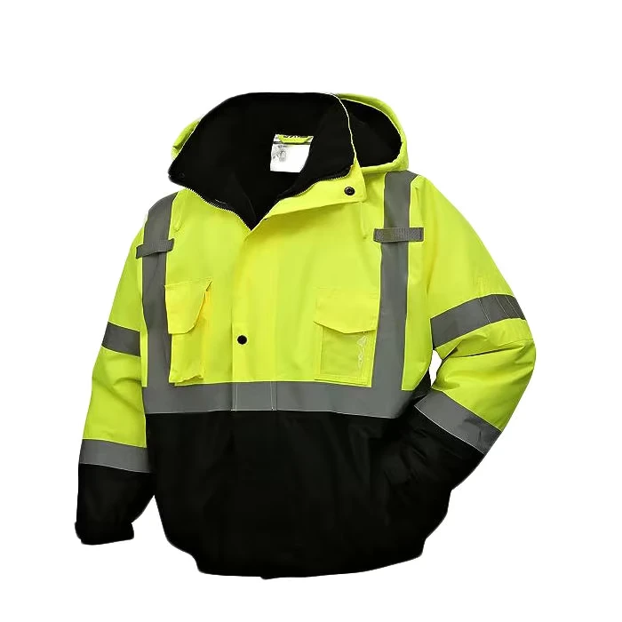 Fashionable Customization Industrial Mining Construction Workwear Hi Vis Safety Reflective Clothing Men Safety Work Wear Jackets