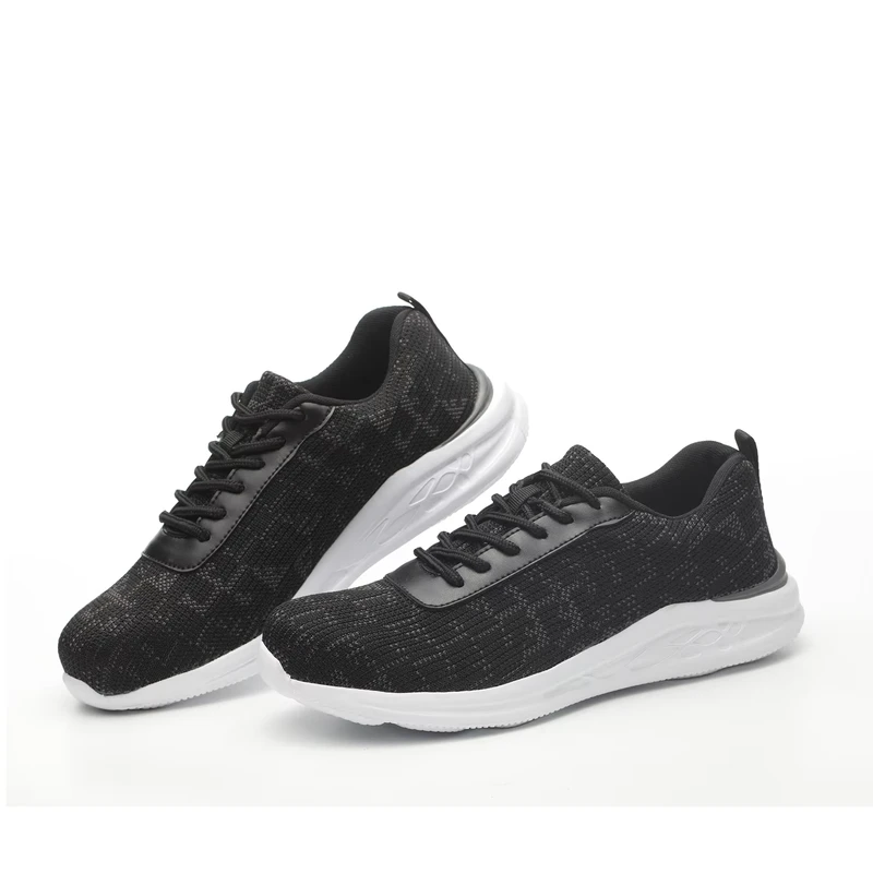 Fashionable Fly Weave Breathable Steel Toe Protection Shoes Sport & Work Safety with Oil Proof for Foot Protection