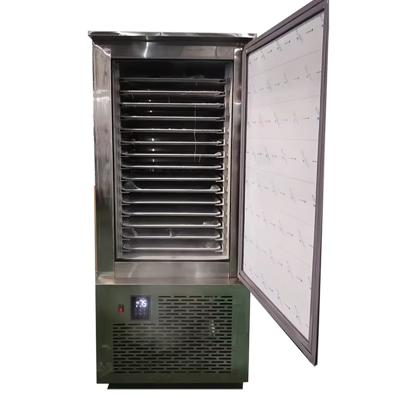 Fast Freezing Shock Chilling 80 Degree Cryogenic Freezer Stainless Steel Blast Chiller Freezer With GN Pans Trays