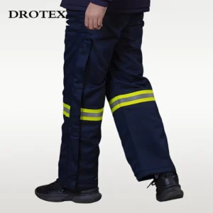 Fire Fighting Work Safety Clothing Reflective Winter Thick Brass Zipper Resize FR Clothing Pants