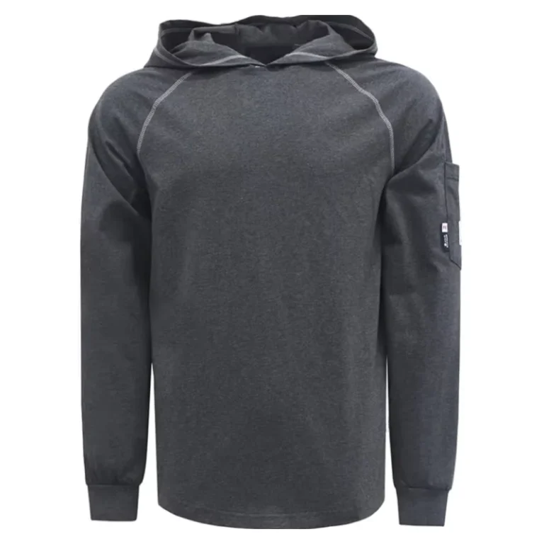 Fire-Proof-Work-Shirts-6OZ-Cotton-CAT2-NFPA2112-Certified-Flame-Resistant-Hooded-Shirts