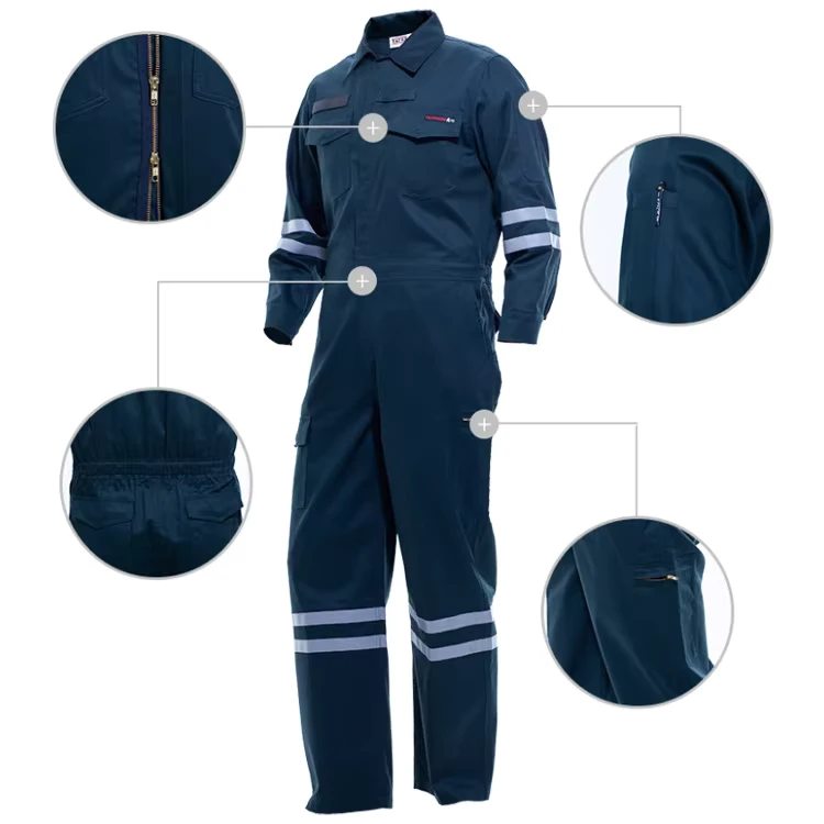 Fire Proof Work Wear Clothes Garage Overall Full Body Auto Mechanics Boiler Suit Pilot Overall