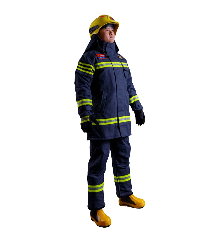 Fire Rescue Suit Firefighter Uniform Waterproof Anti-Cut Fireproof