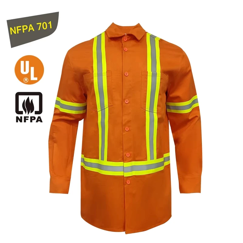 Fire Resistance Clothing High Visibility Workwear Men's Jacket