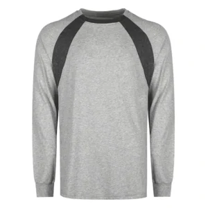 Fire Resistant 4OZ Comfortable Two tone Crew Neck Clothing Arc Flash Flame Retardant Work Shirts